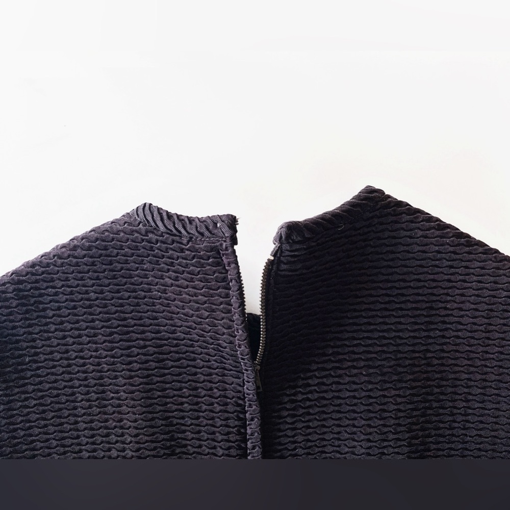 50s minimalist little black midi dress • classic timeless petite vintage - Picture 9 of 10